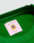 Archie I Can't Sweatshirt Detail of Collar and Label