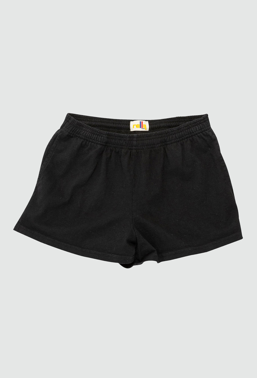 Chas Short in Black Front Flat View 2 