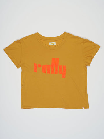 TEX | rally gold - Rally Club front flat